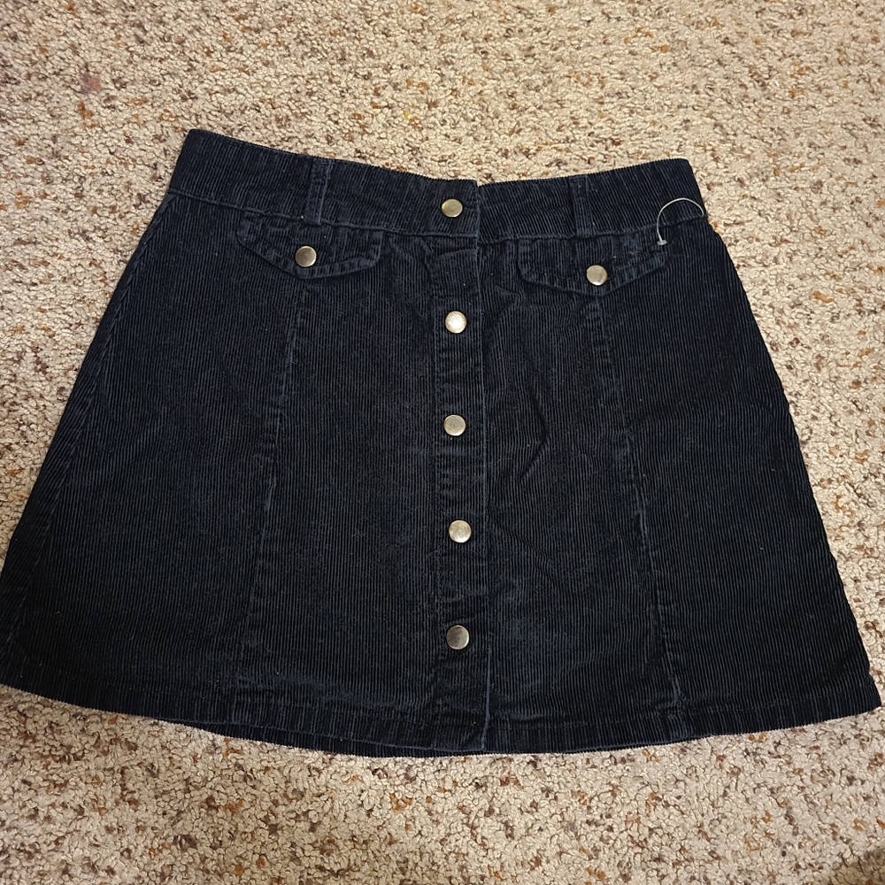 COPY - BDG Urban Outfitters Corduroy Black mini S…